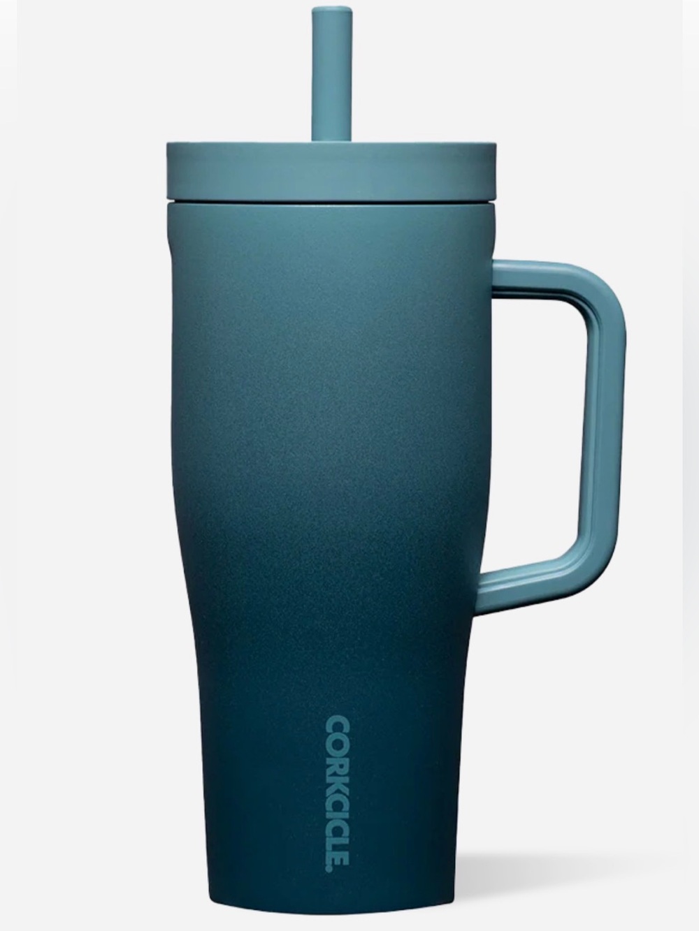NWT Corkcicle Cruiser Tumbler Cup in Twilight Teal Blue 22 oz